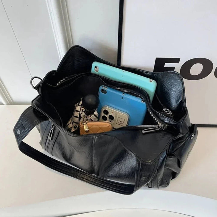 Women's Slim Shoulder Bag – With Striking Color Panel 4