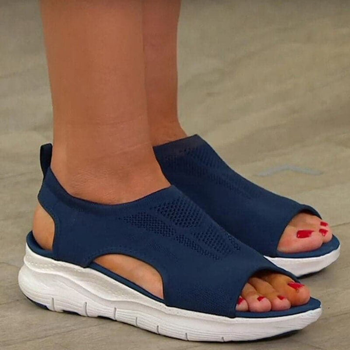 Womens_Slip_On_Sport_Sandals_With_Knit_Upper_and_Contoured_Footbed_2
