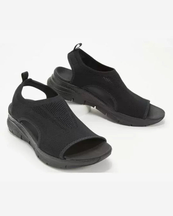 Womens_Slip_On_Sport_Sandals_With_Knit_Upper_and_Contoured_Footbed_4