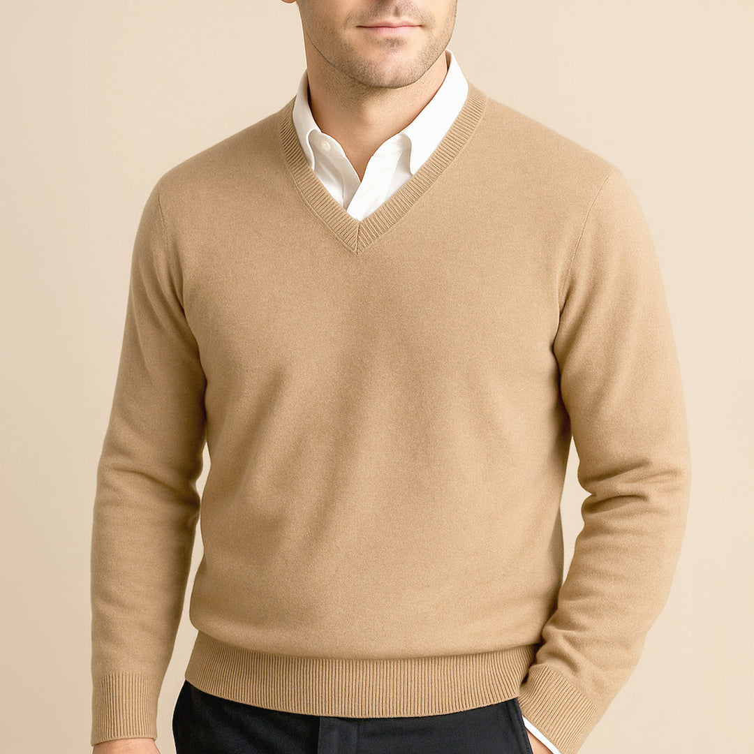 Womens_Soft_Knit_Shirt_with_V_neck_and_lightweight_warmth_2
