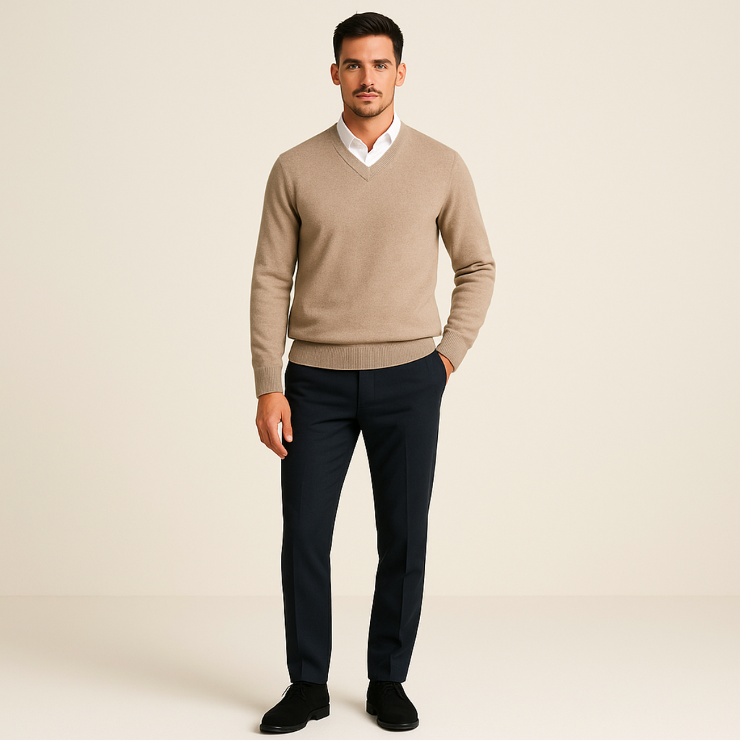 Womens_Soft_Knit_Shirt_with_V_neck_and_lightweight_warmth_5