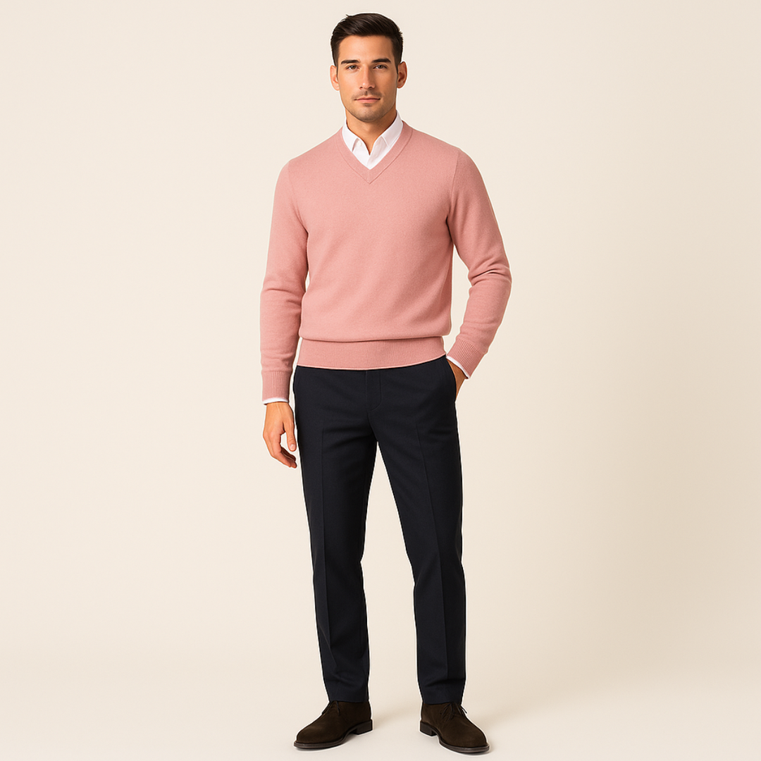 Womens_Soft_Knit_Shirt_with_V_neck_and_lightweight_warmth_8