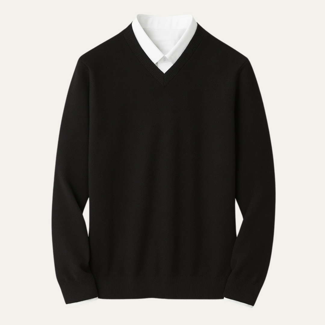 Womens_Soft_Knit_Shirt_with_V_neck_and_lightweight_warmth_9