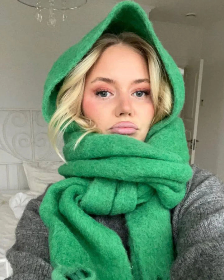 Women's Soft Winter Scarf – Generously Cut with Fringes and Pleasantly Warm 8
