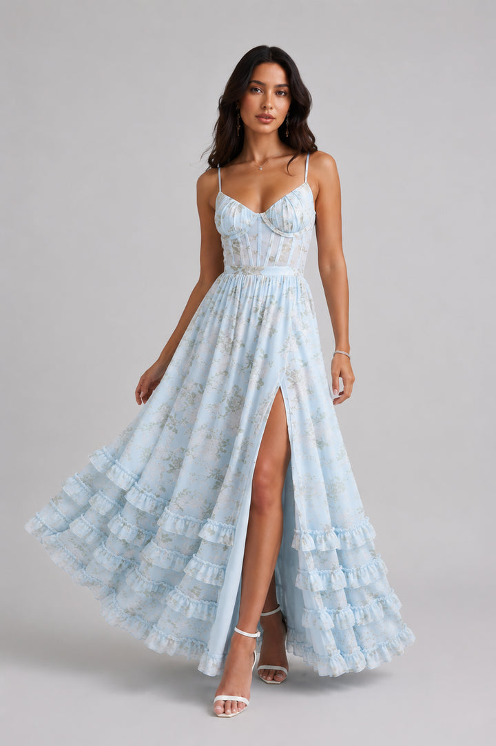 Womens_Storybook_Summer_Dress_A_Line_with_Ruffles_and_Slit_3
