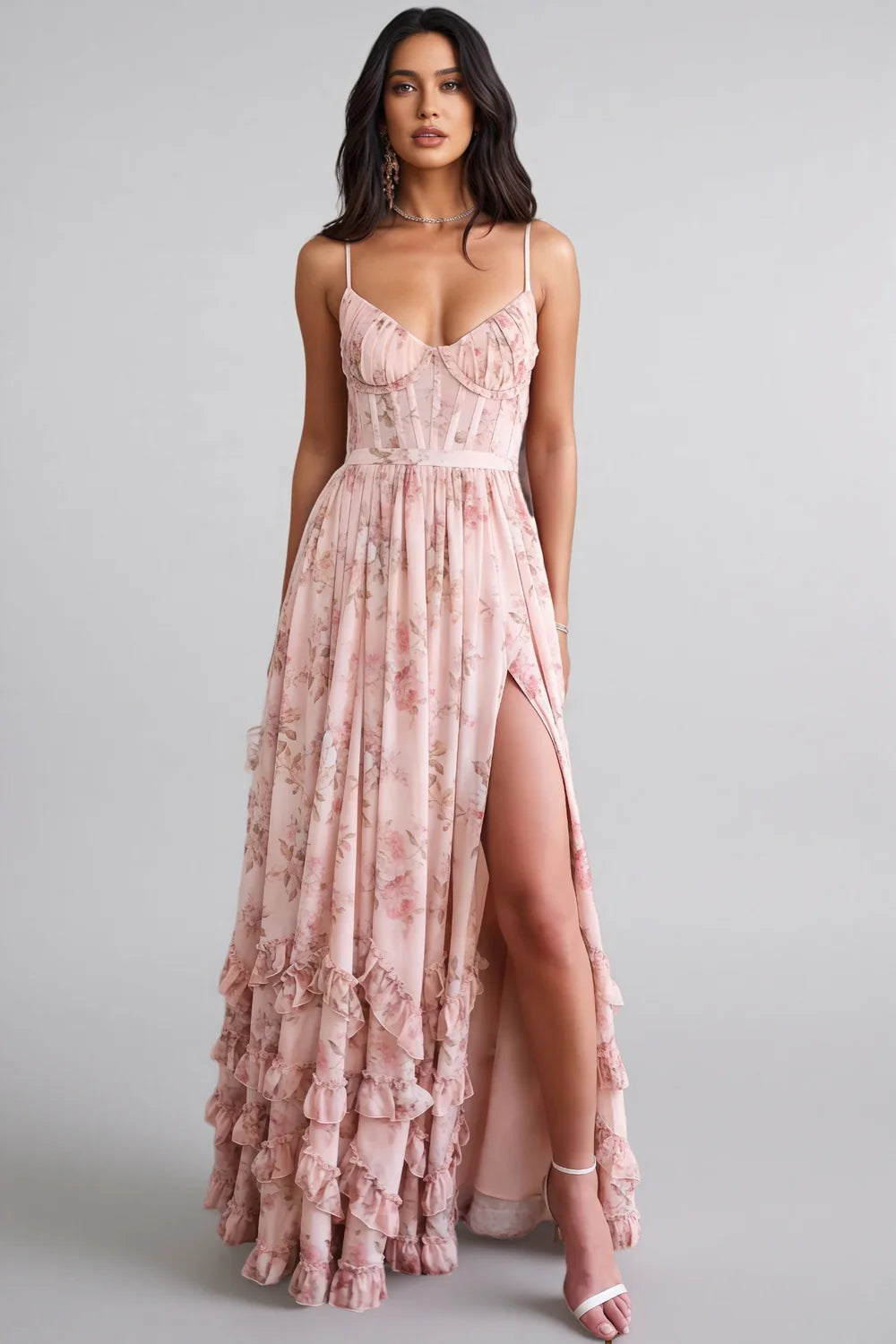Womens_Storybook_Summer_Dress_A_Line_with_Ruffles_and_Slit_6