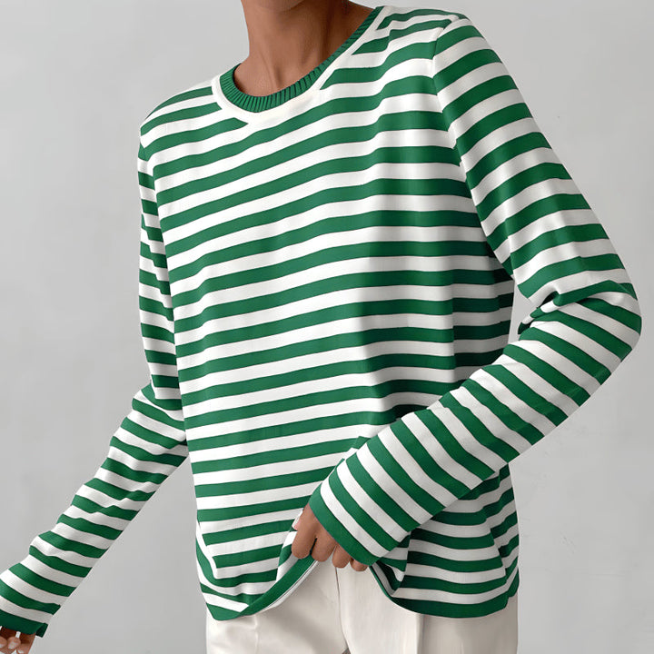 Womens_Striped_Knit_Pullover_Soft_One_Size_Design_7