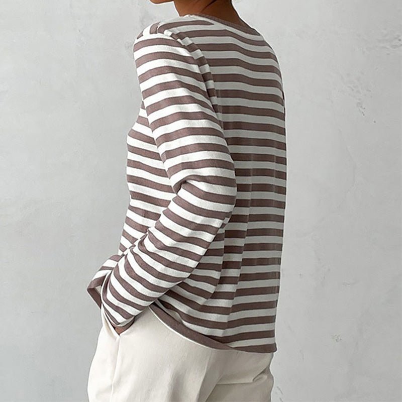 Womens_Striped_Knit_Pullover_Soft_One_Size_Design_9