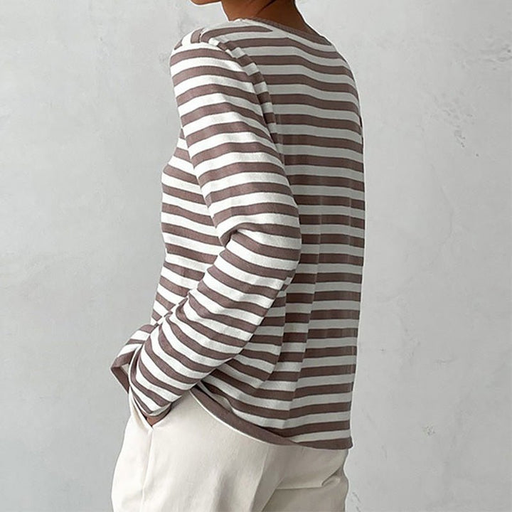 Womens_Striped_Knit_Pullover_Soft_One_Size_Design_9