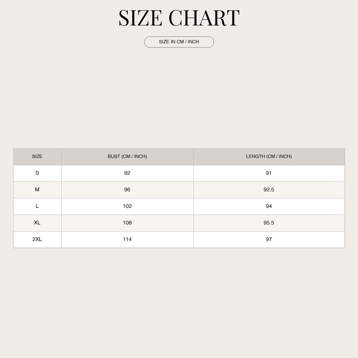 Women's Striped Mini Shirt Dress – With Collar and Button Placket size chart