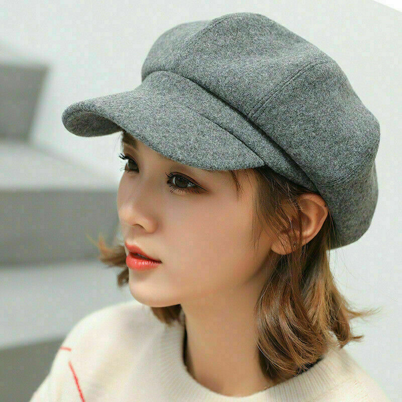 Women's Stylish Flat Cap – Warm and Comfortable Vintage Design 1