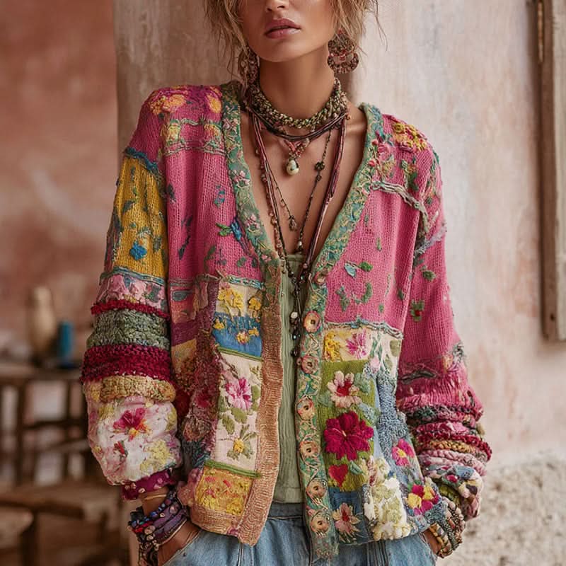 Womens_Summer_Cardigan_Elegant_with_Fine_Knit_Pattern_1
