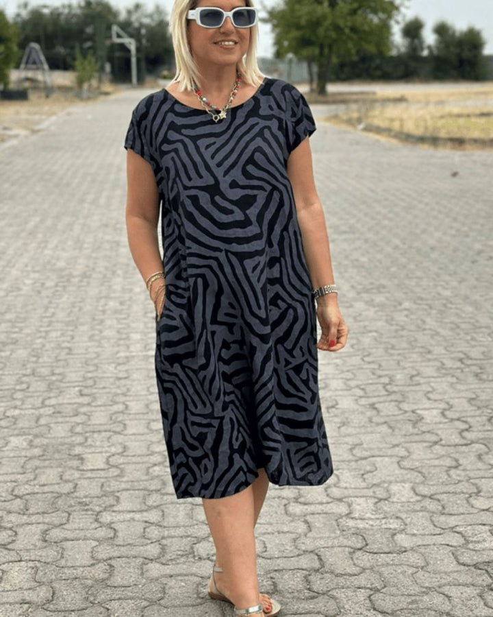 Womens_Summer_Linen_Short_Dress_With_All_Over_Pattern_and_Relaxed_6