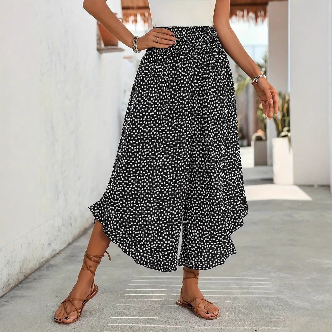 Womens_Summer_Pants_Flowy_Wide_Leg_Dot_Print_3