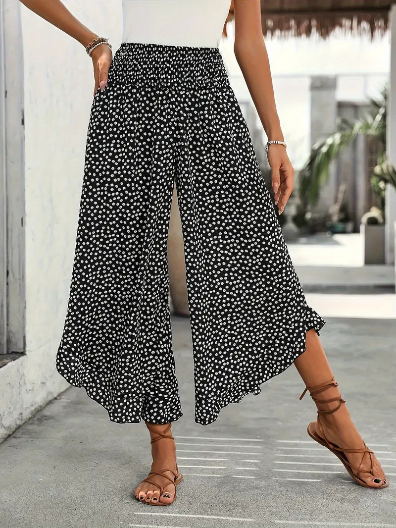 Womens_Summer_Pants_Flowy_Wide_Leg_Dot_Print_5