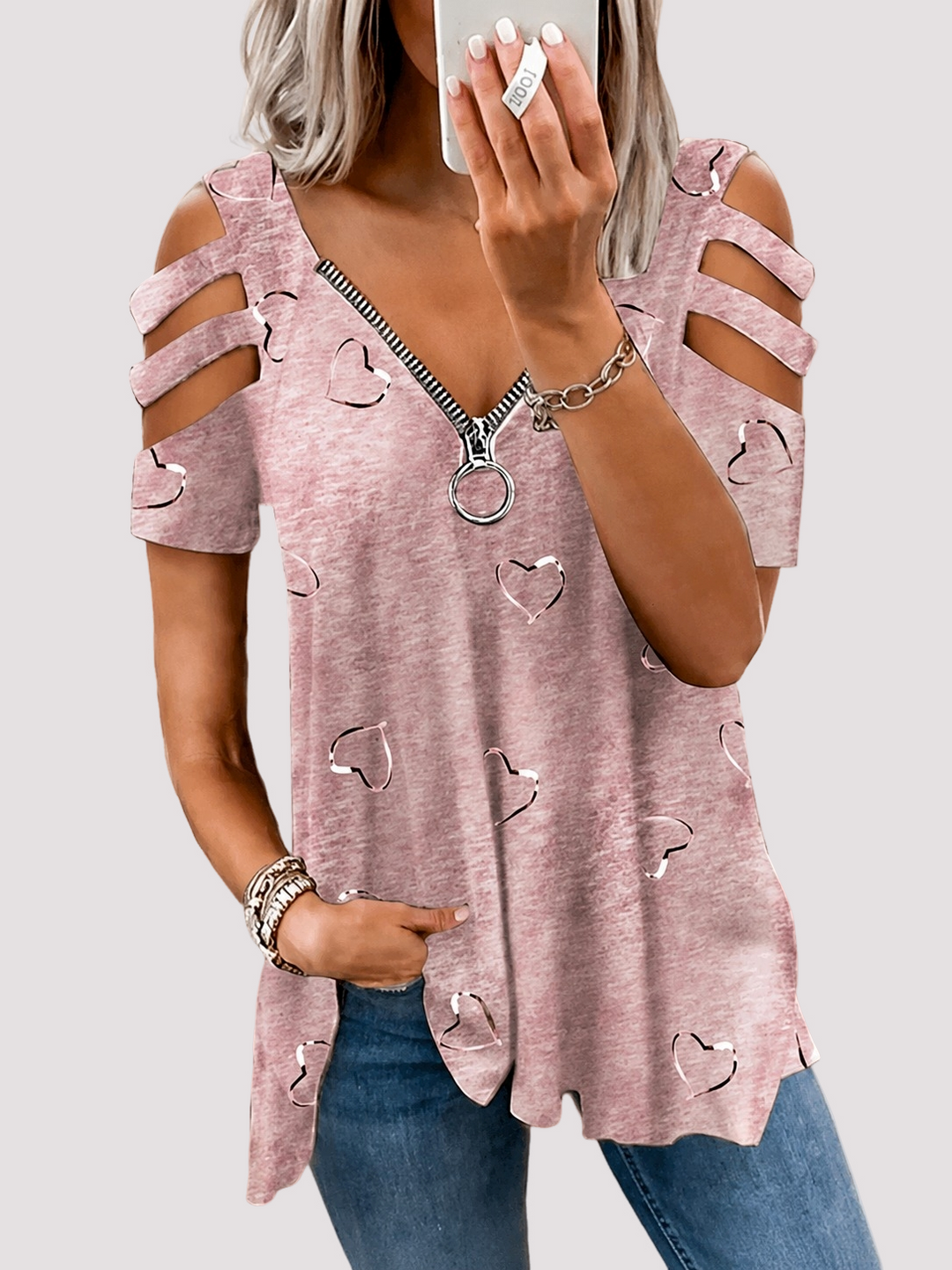 Womens_Sweatshirt_Heart_print_and_zip_neck_4