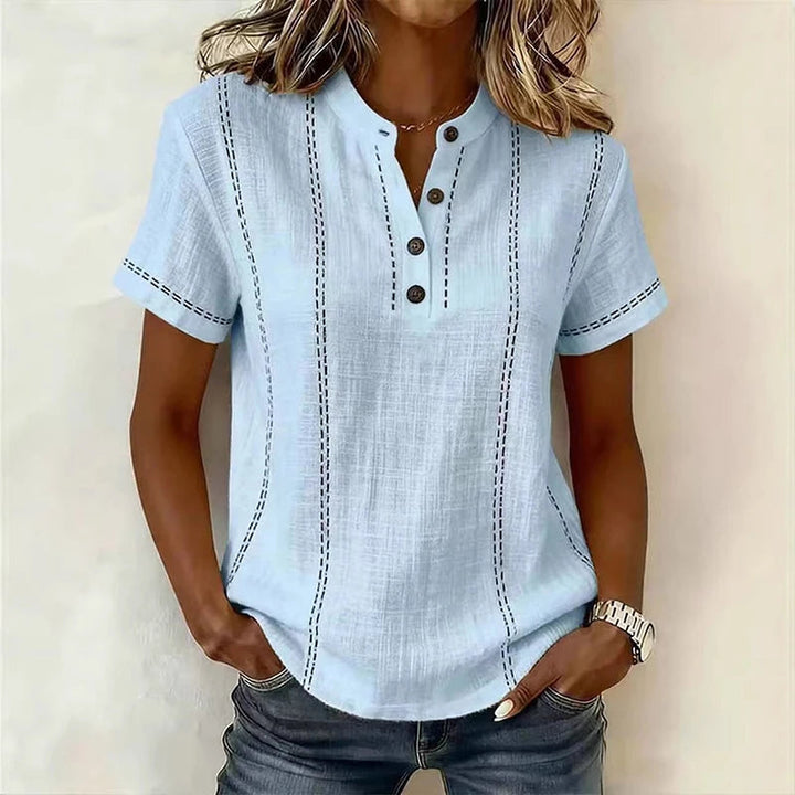 Womens_Textured_Blouse_With_Full_Button_Front_and_Collar_2