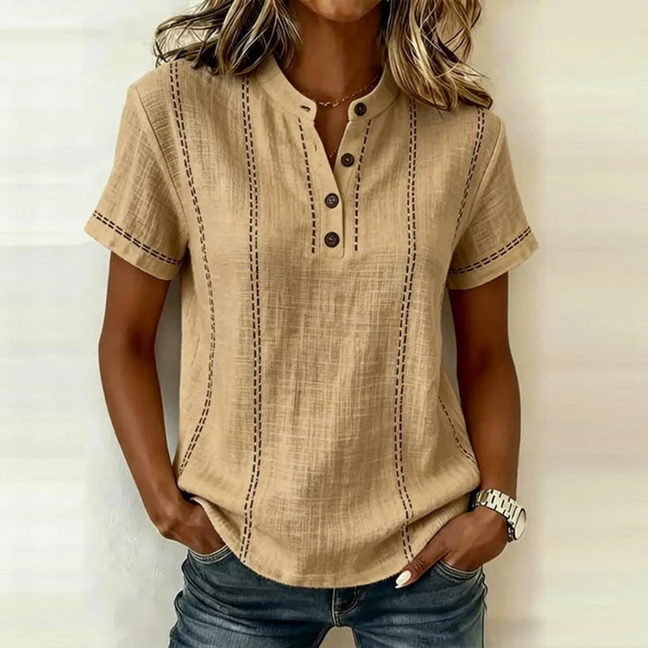 Womens_Textured_Blouse_With_Full_Button_Front_and_Collar_5