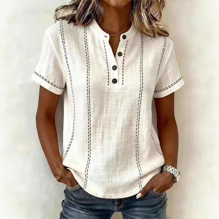 Womens_Textured_Blouse_With_Full_Button_Front_and_Collar_9