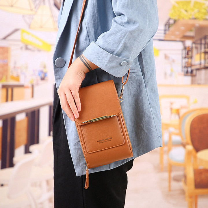Women's Theft-Proof Leather Bag – With Integrated Touchscreen Compartment 2