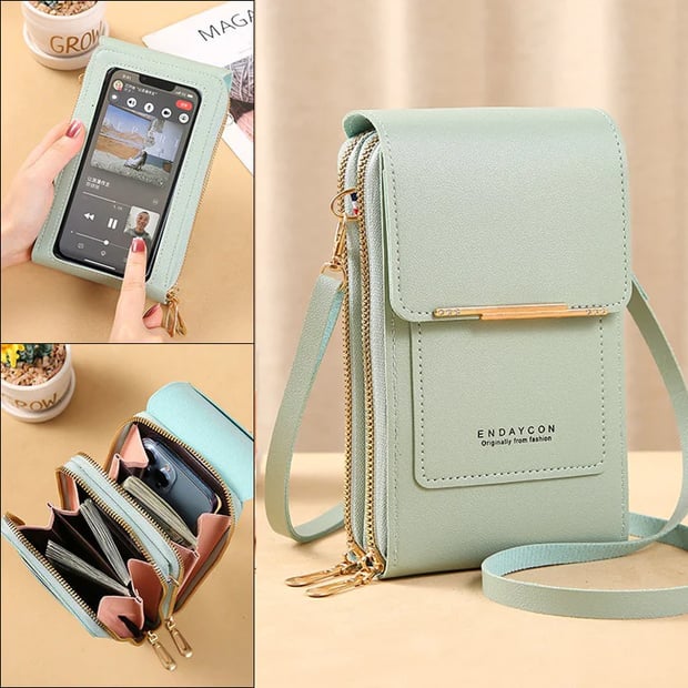 Women's Theft-proof Shoulder Bag – PU-Leather Design 3