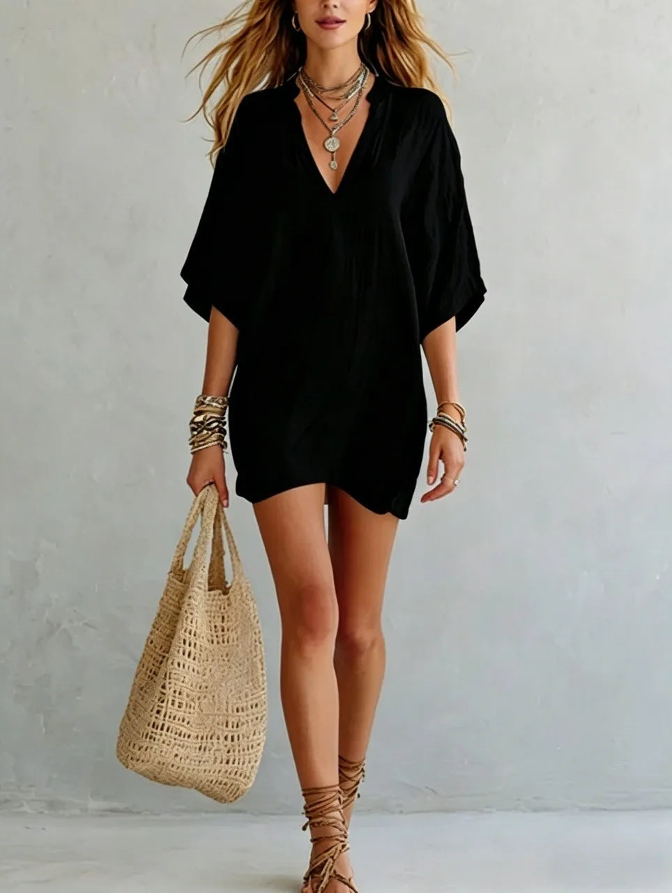Womens_Tunic_Mini_Dress_With_V_Neck_and_Relaxed_Fit_7