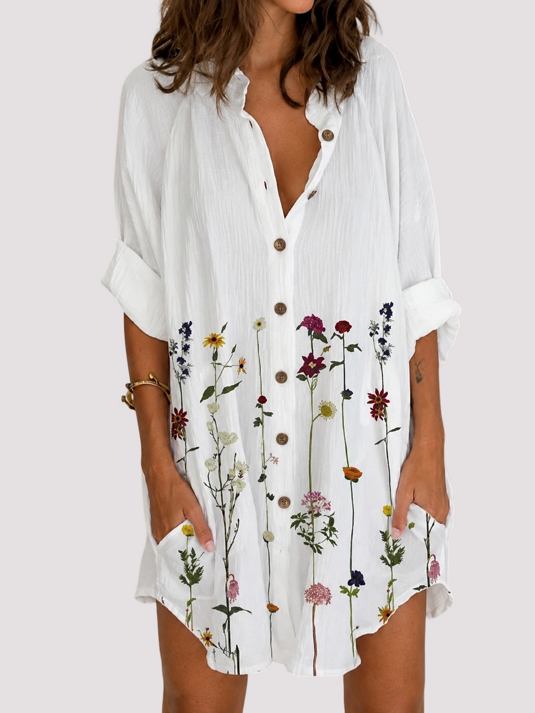 Womens_V_Neck_Blouse_with_button_placket_and_feminine_V_neck_1