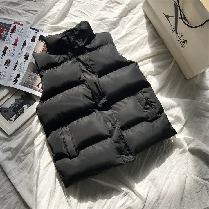 Womens_Warm_Stylish_Bodywarmer_With_high_collar_waterproof_and_windproof_3