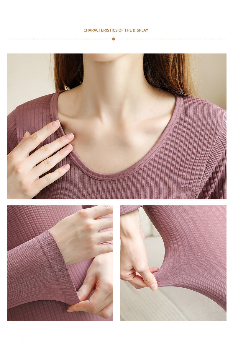 Women's Warm Thermal Underwear Set – Shape-Forming for Winter Warmth 20