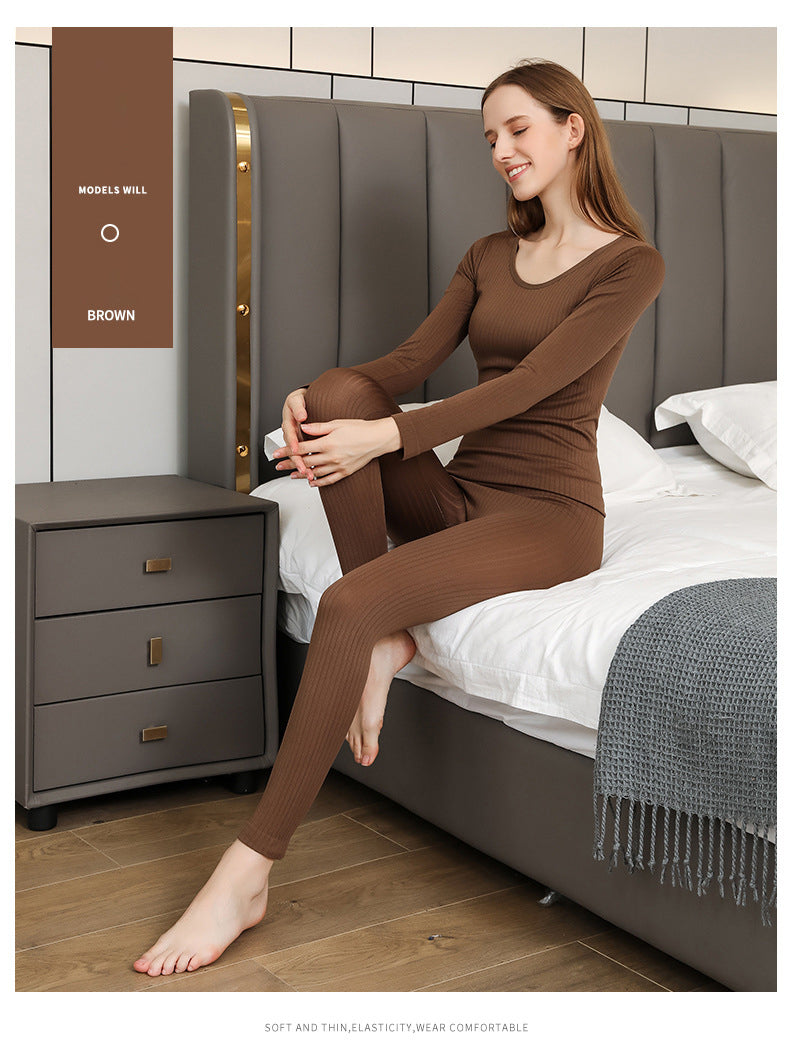 Women's Warm Thermal Underwear Set – Shape-Forming for Winter Warmth 3