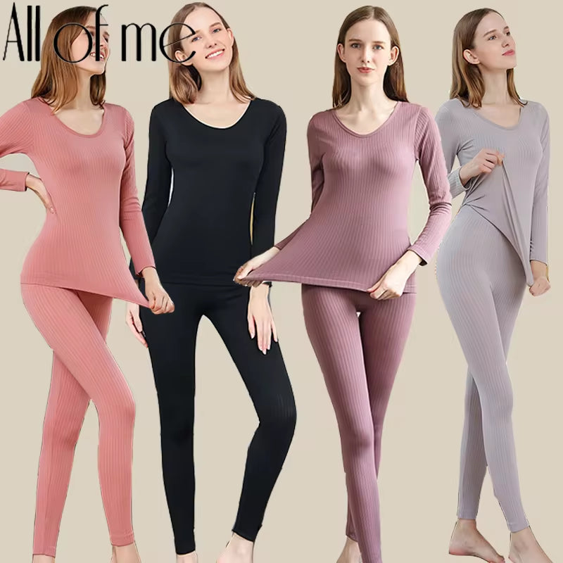 Women's Warm Thermal Underwear Set – Shape-Forming for Winter Warmth 5