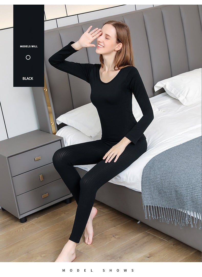 Women's Warm Thermal Underwear Set – Shape-Forming for Winter Warmth 7
