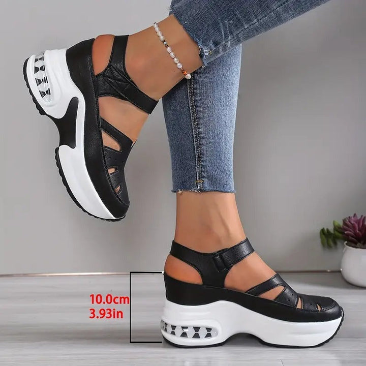 Womens_Wedge_Sandals_Comfort_Velcro_Straps_5