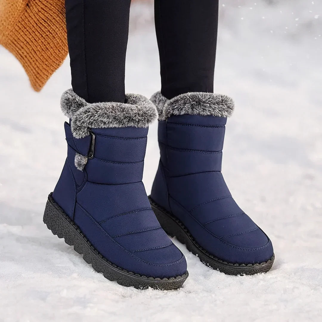 Women's Winter Boots – Lined with Hook and Loop Closure 10