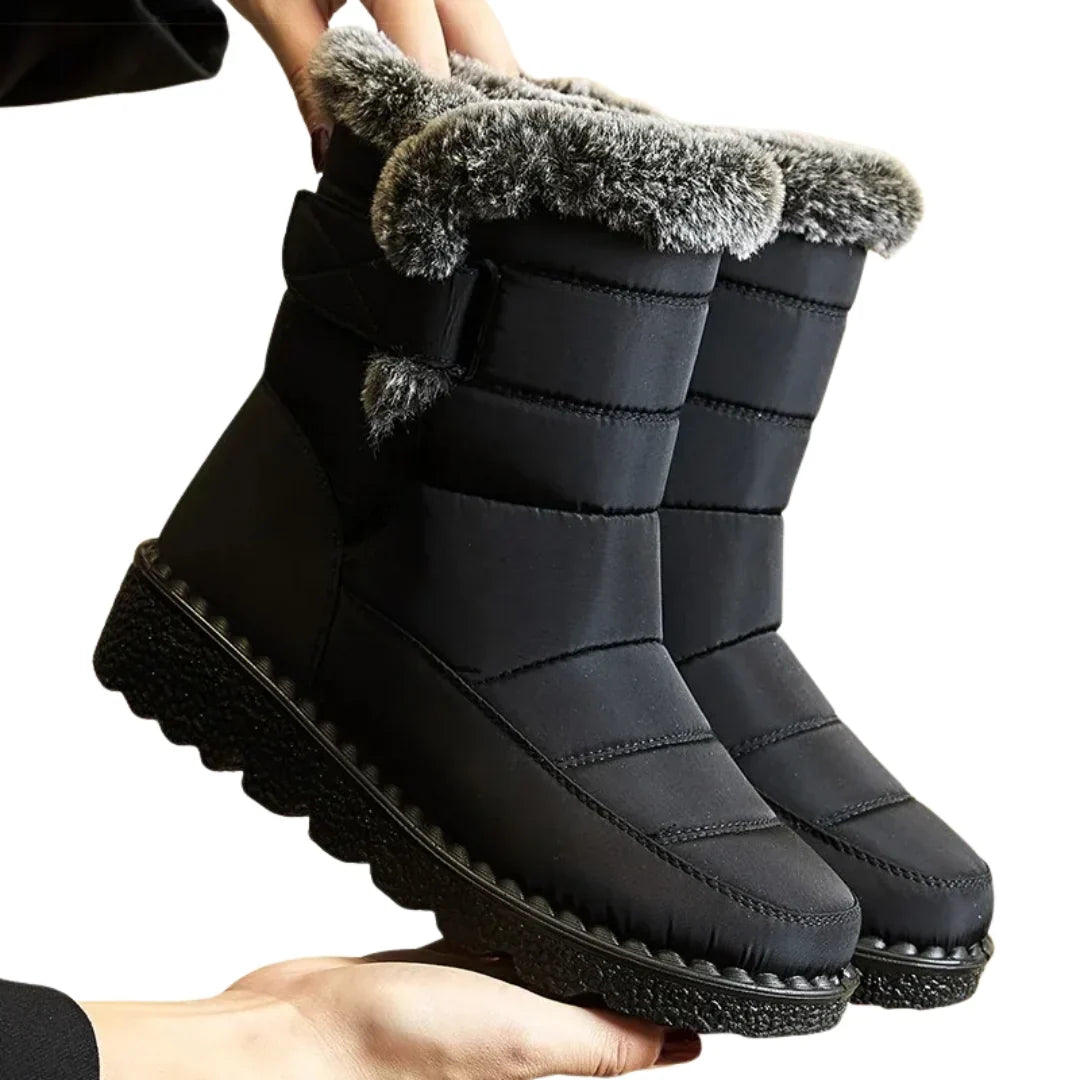 Women's Winter Boots – Lined with Hook and Loop Closure 12