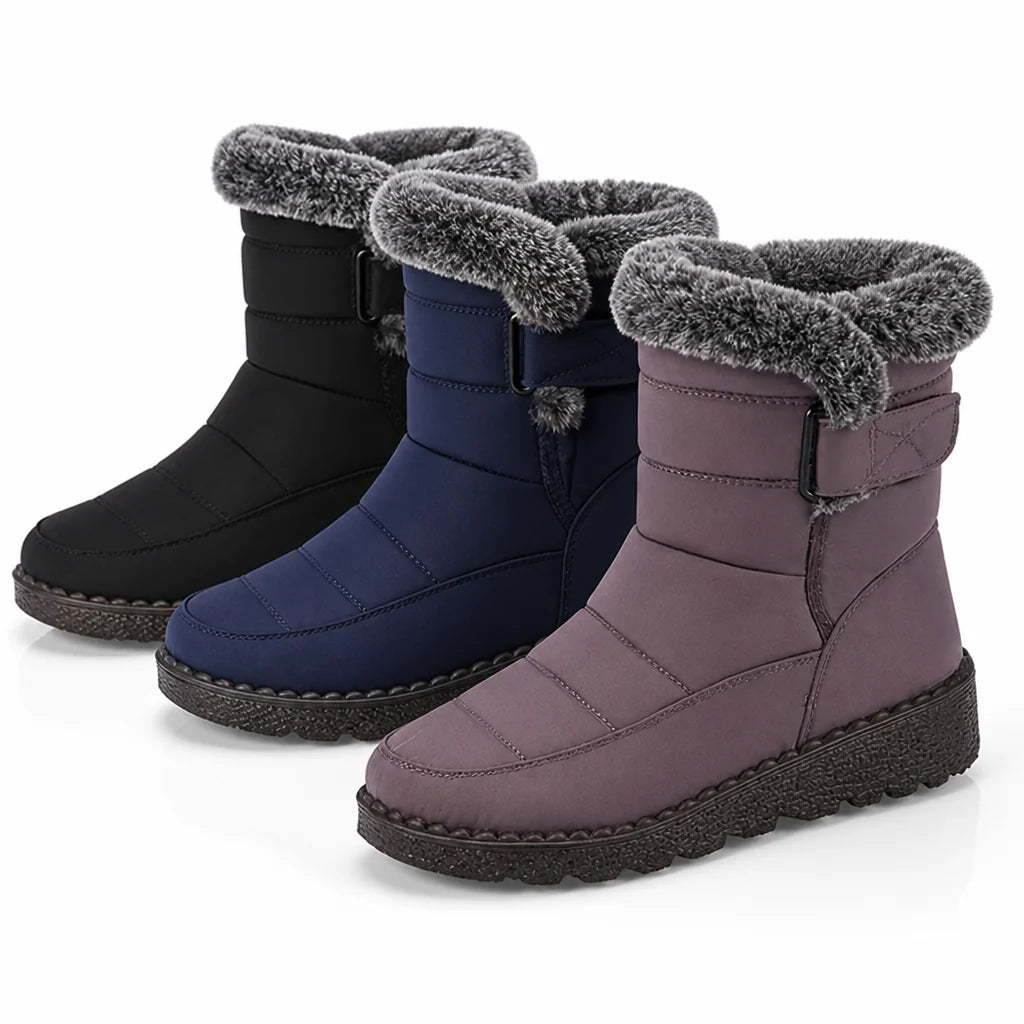 Women's Winter Boots – Lined with Hook and Loop Closure 14