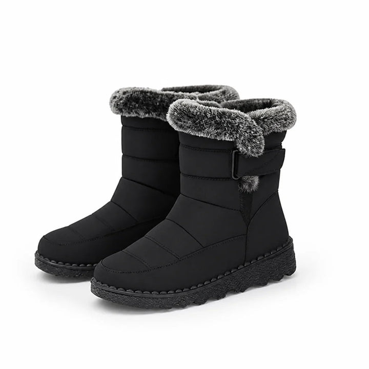 Women's Winter Boots – Lined with Hook and Loop Closure 16