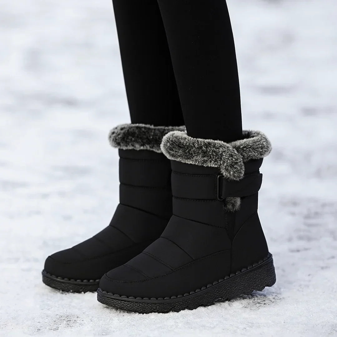 Women's Winter Boots – Lined with Hook and Loop Closure 9