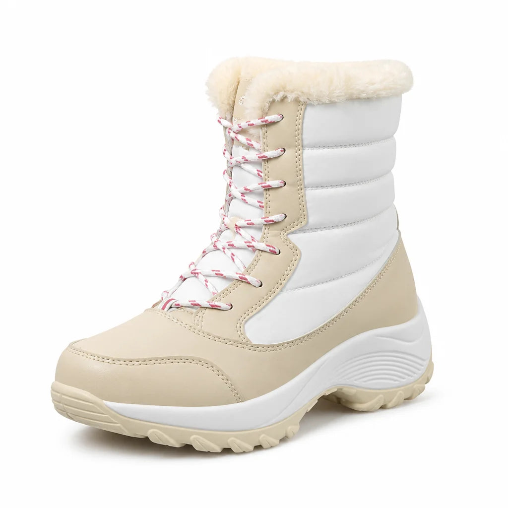 Women's Winter Boots – Slip-On Model Lined with Platform Sole 8