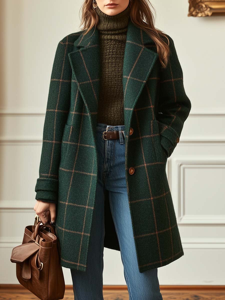 Womens_Winter_Coat_Plaid_Mid_Length_Design_1