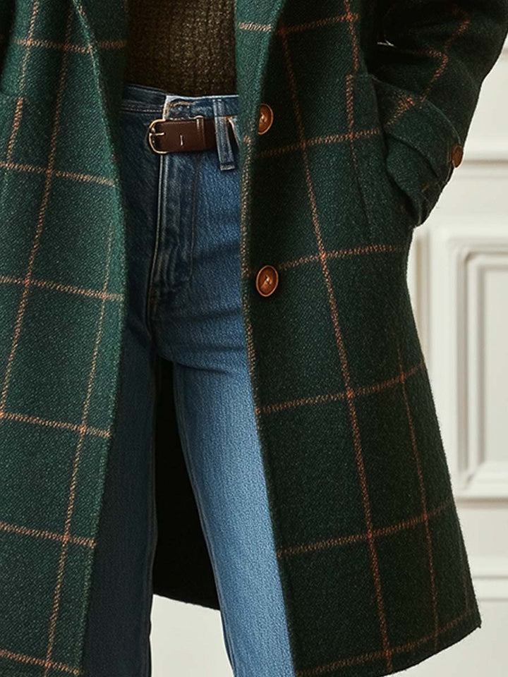 Womens_Winter_Coat_Plaid_Mid_Length_Design_4