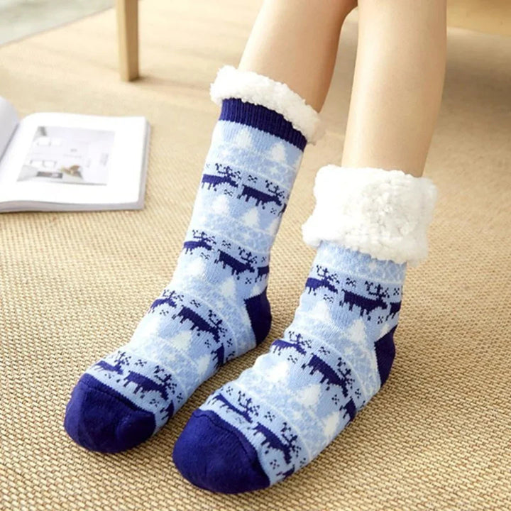 Women's Winter Socks – Lined with Anti-Slip Sole 1