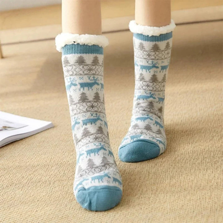 Women's Winter Socks – Lined with Anti-Slip Sole 2