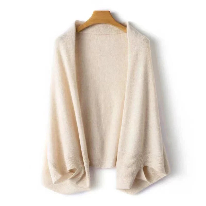 Women's Woven Wrap Scarf – Warming Wool with Soft Fall 1