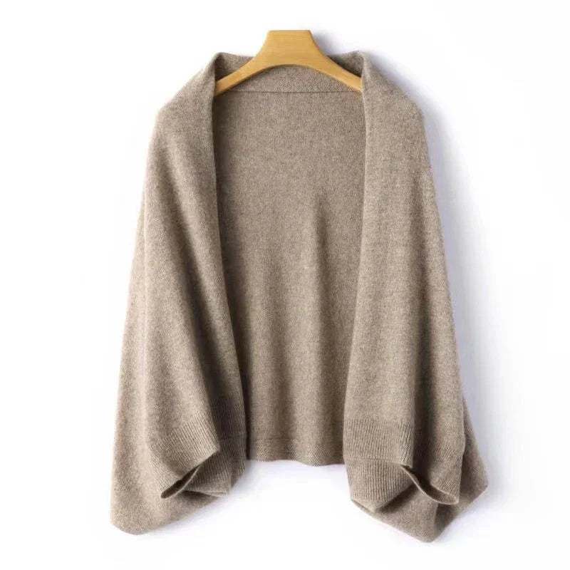 Women's Woven Wrap Scarf – Warming Wool with Soft Fall 2