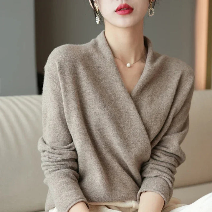 Womens_Wrap_Knit_Sweater_With_Crossover_Front_1