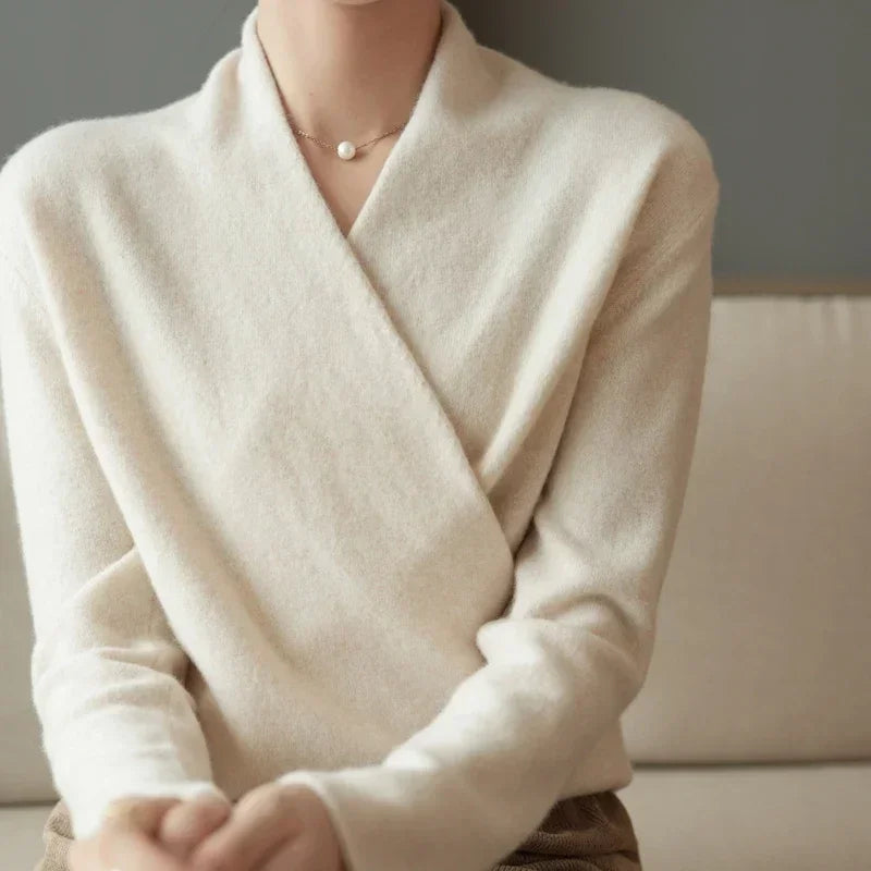 Womens_Wrap_Knit_Sweater_With_Crossover_Front_7