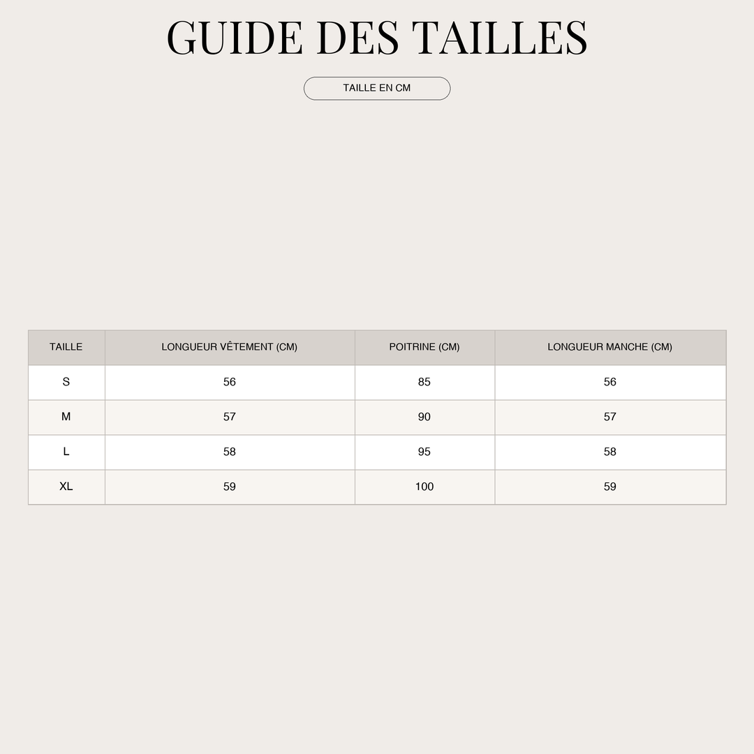 Pull cache-cœur pour Femme – Mélange de laine de qualité supérieure et coupe raffinée size chart