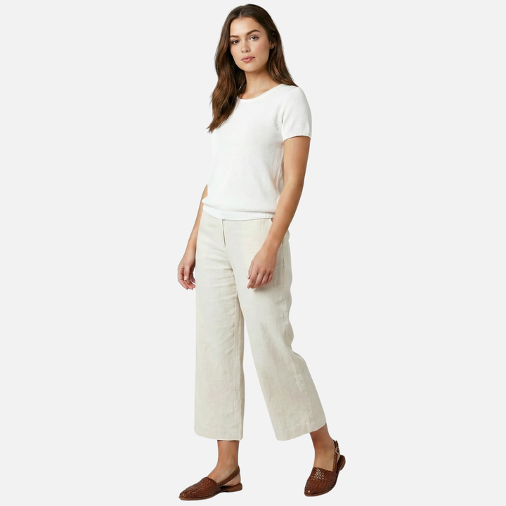 Woven Slingback Flats with Adjustable Strap for Women