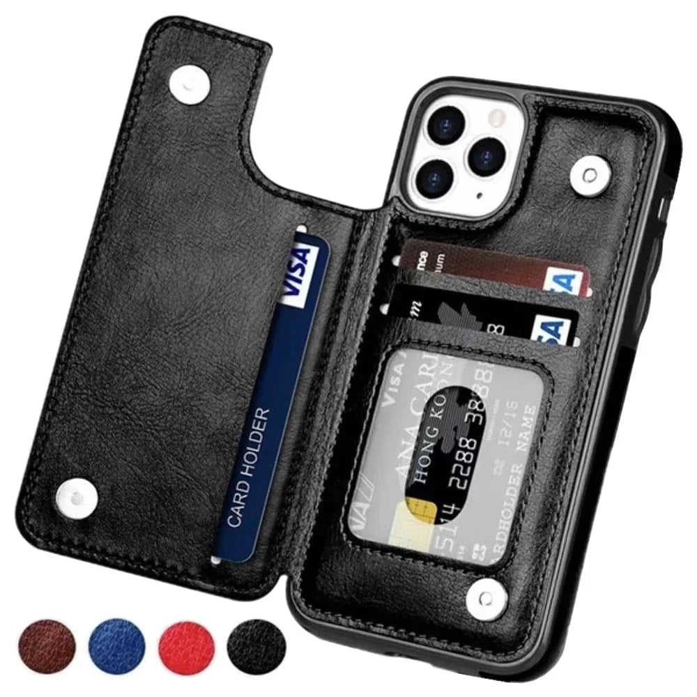 iPhone 16 Pro Max Wallet Case – Book Cover with Card Slots 1